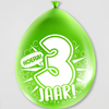 Party ballonnen 3 jaar (8 stuks)